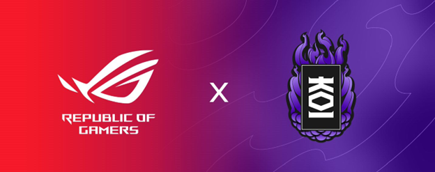 ASUS Republic of Gamers Announces Two-Year Partnership Extension With KOI Esports